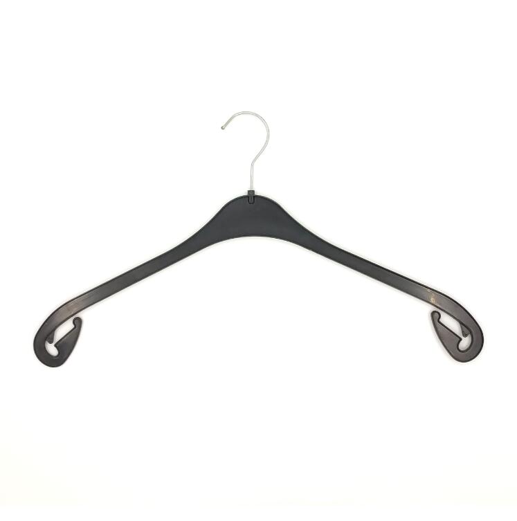 Black Plastic Jumper Hangers 43cm 47cm