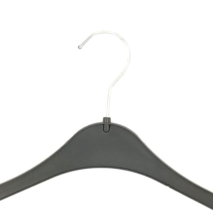 Black Plastic Jumper Hangers 43cm 47cm