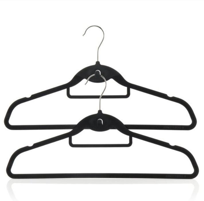 Flocked Velvet Non-Slip Bar Clothes Hangers