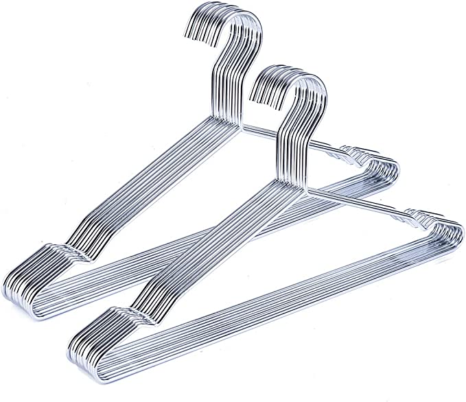 Chrome Plated Steel Wire Metal Hangers MT67