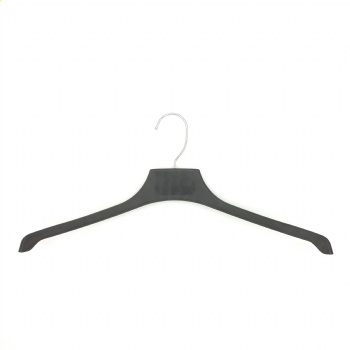 black plastic hanger jacket heavy duty hanger 352