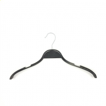 black plastic hanger jacket heavy duty hanger FD06 38cm