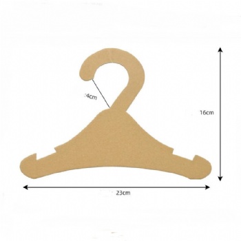 recycle cardboard hanger Degradable Kraft stone paper Scarf hangersMade in China Eco Friendly display exhibition Paper Clothes Hanger