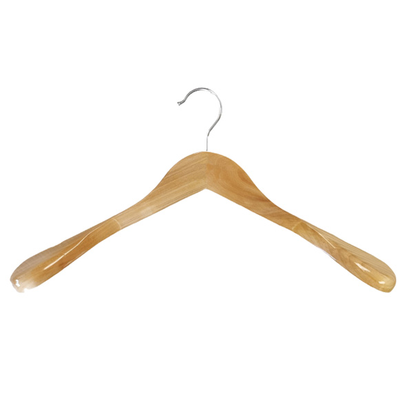 Luxury Wide Shoulder Solid Wood Suit Coat Jacket Clothes Hanger for Closet Luxury Wide Shoulder Solid Wood Suit Coat Jacket Clothes Hanger for Closet