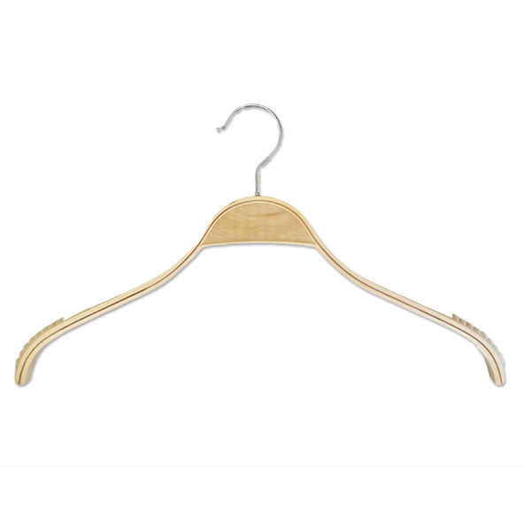 Premium Cheap Natural Plywood Women Laminated Wood Cloths Hanger Premium Cheap Natural Plywood Women Laminated Wood Cloths Hanger