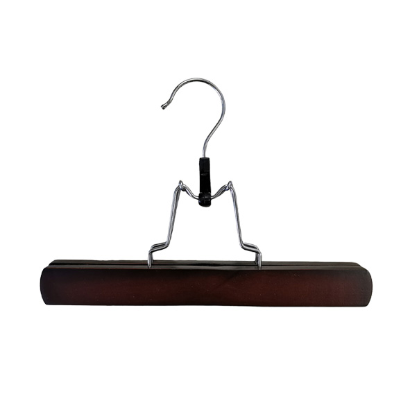 Natural Wood Trouser Clamp Pants Skirt Hair Extension Hanger with Non-Slip Padded Natural Wood Trouser Clamp Pants Skirt Hair Extension Hanger with Non-Slip Padded